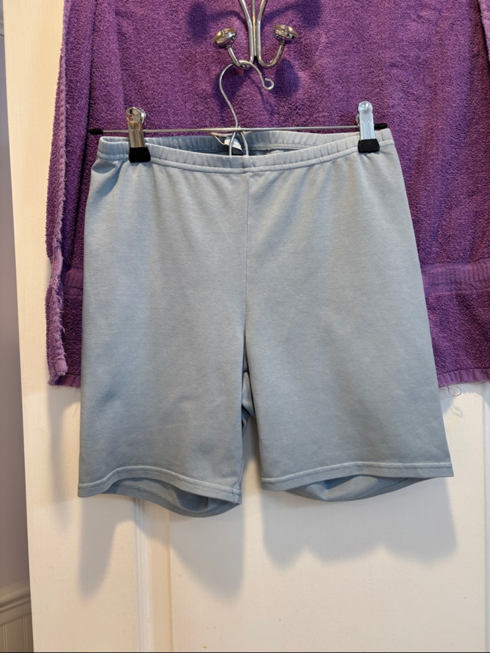 NWT SKIMS Light Blue Bike Shorts